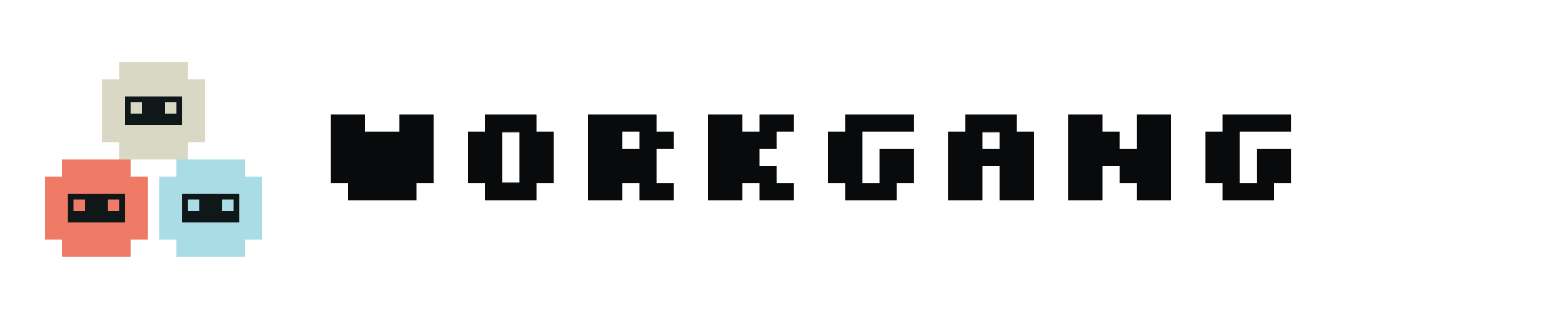 Workgang wordmark on a white background